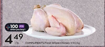 COMPLIMENTS Fresh Whole Chicken