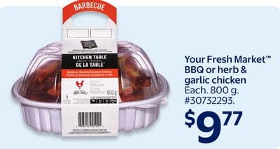 Your Fresh Market™ BBQ or herb & garlic chicken