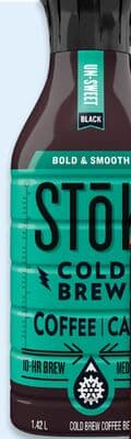 STOK cold brew black coffee or cappuccino