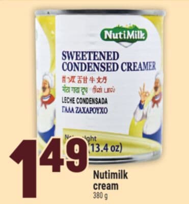 Nutimilk cream
