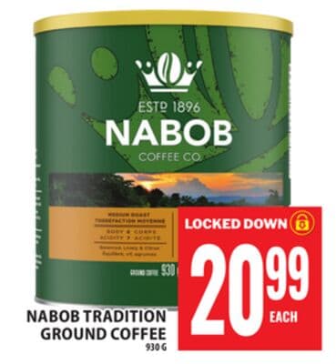 NABOB TRADITION GROUND COFFEE
