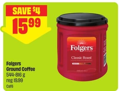 Folgers Ground Coffee 544-816 g