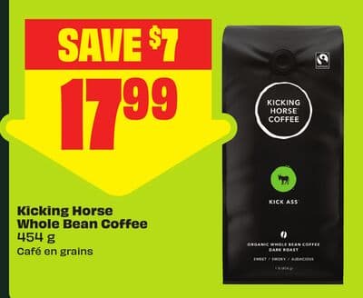 Kicking Horse Whole Bean Coffee 454 g
