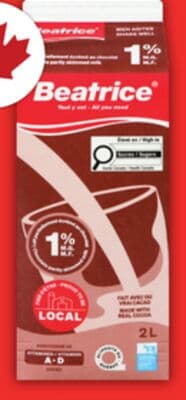 BEATRICE CHOCOLATE MILK