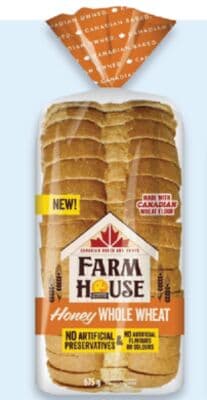 Country Harvest Farmhouse white or whole wheat bread