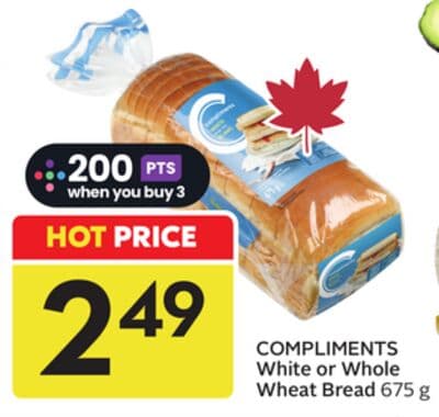 White or Whole Wheat Bread